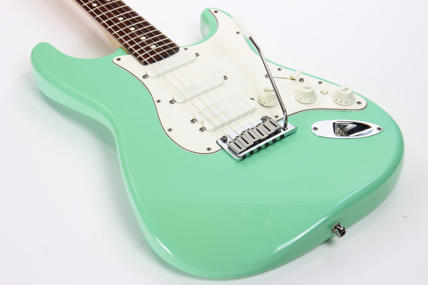 1998 Fender USA Artist JEFF BECK Stratocaster American - Surf Green, Lace Sensors Strat