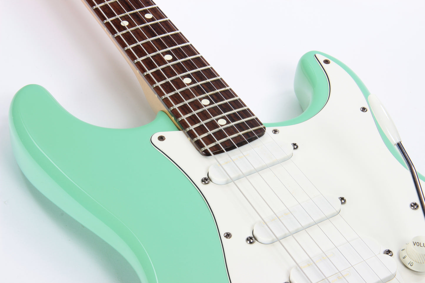 1998 Fender USA Artist JEFF BECK Stratocaster American - Surf Green, Lace Sensors Strat