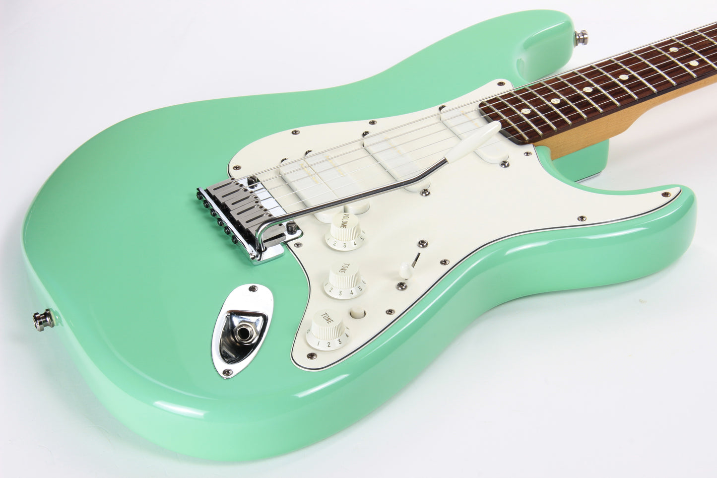 1998 Fender USA Artist JEFF BECK Stratocaster American - Surf Green, Lace Sensors Strat