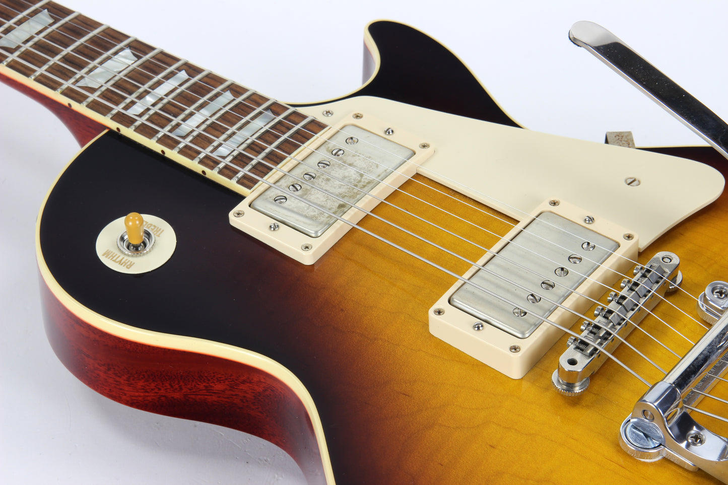 2016 Gibson 1958 Les Paul Historic Reissue R8 58 Custom Shop Bigsby - Faded Tobacco Sunburst Flametop