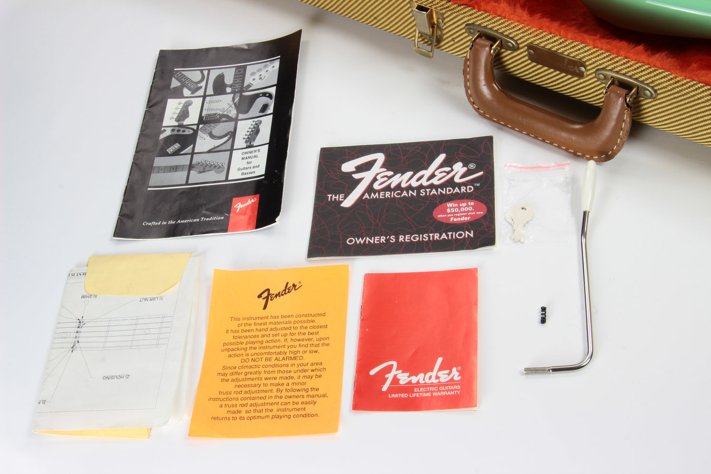 1998 Fender USA Artist JEFF BECK Stratocaster American - Surf Green, Lace Sensors Strat