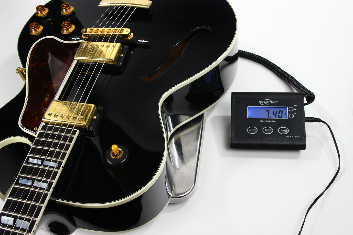 1998 Gibson Custom Shop Historic L-4 CES EBONY BLACK - Solid Spruce Carved Top, ES-175 L4 CES L5