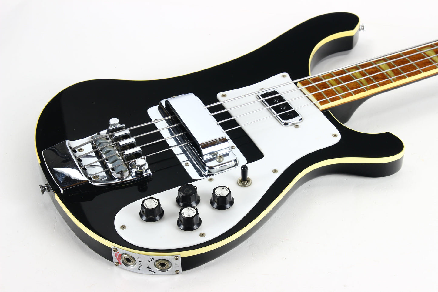 1981 Rickenbacker 4001 Bass Vintage Jetglo Black - 4003 4000 1980’s