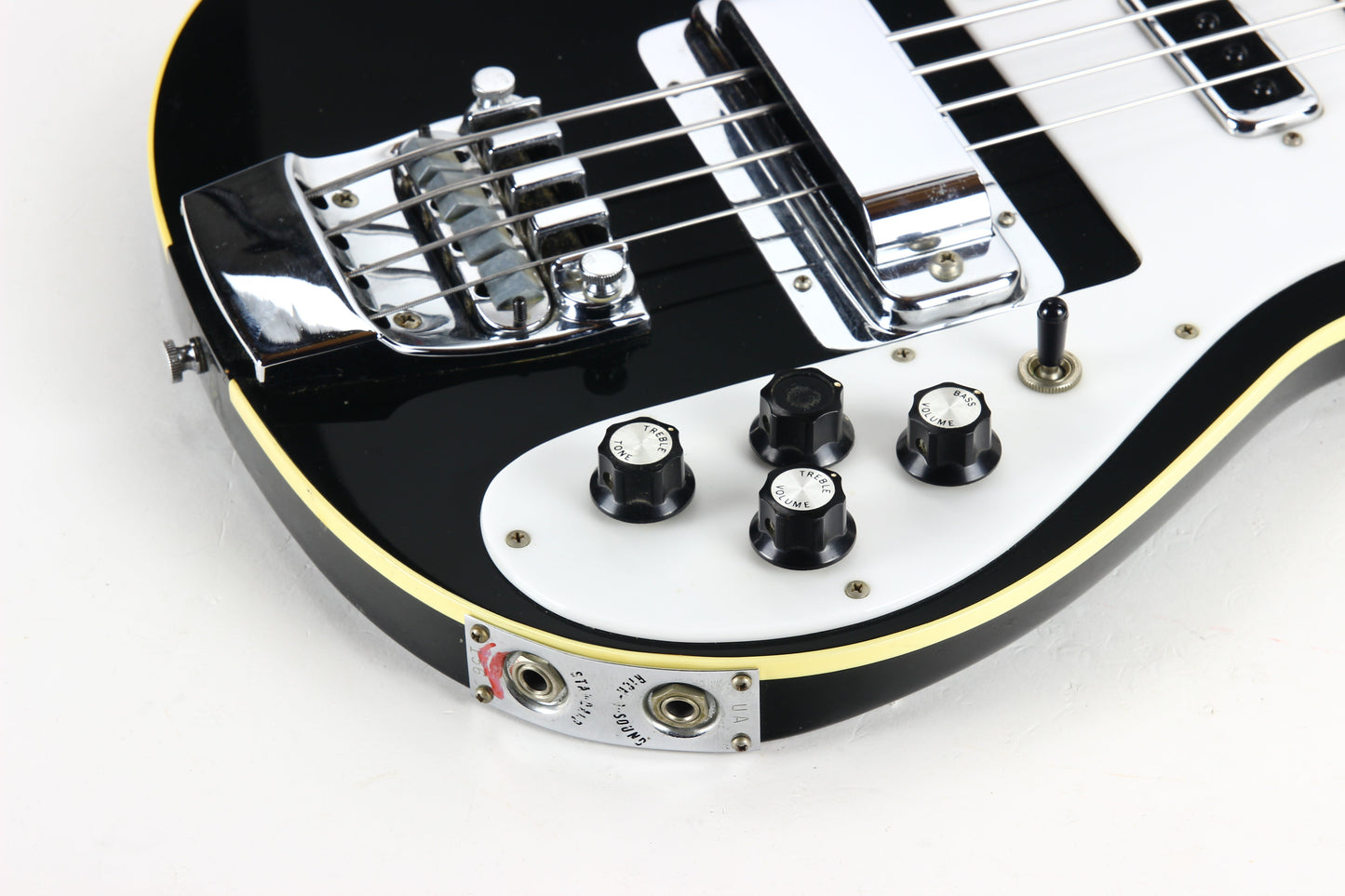 1981 Rickenbacker 4001 Bass Vintage Jetglo Black - 4003 4000 1980’s
