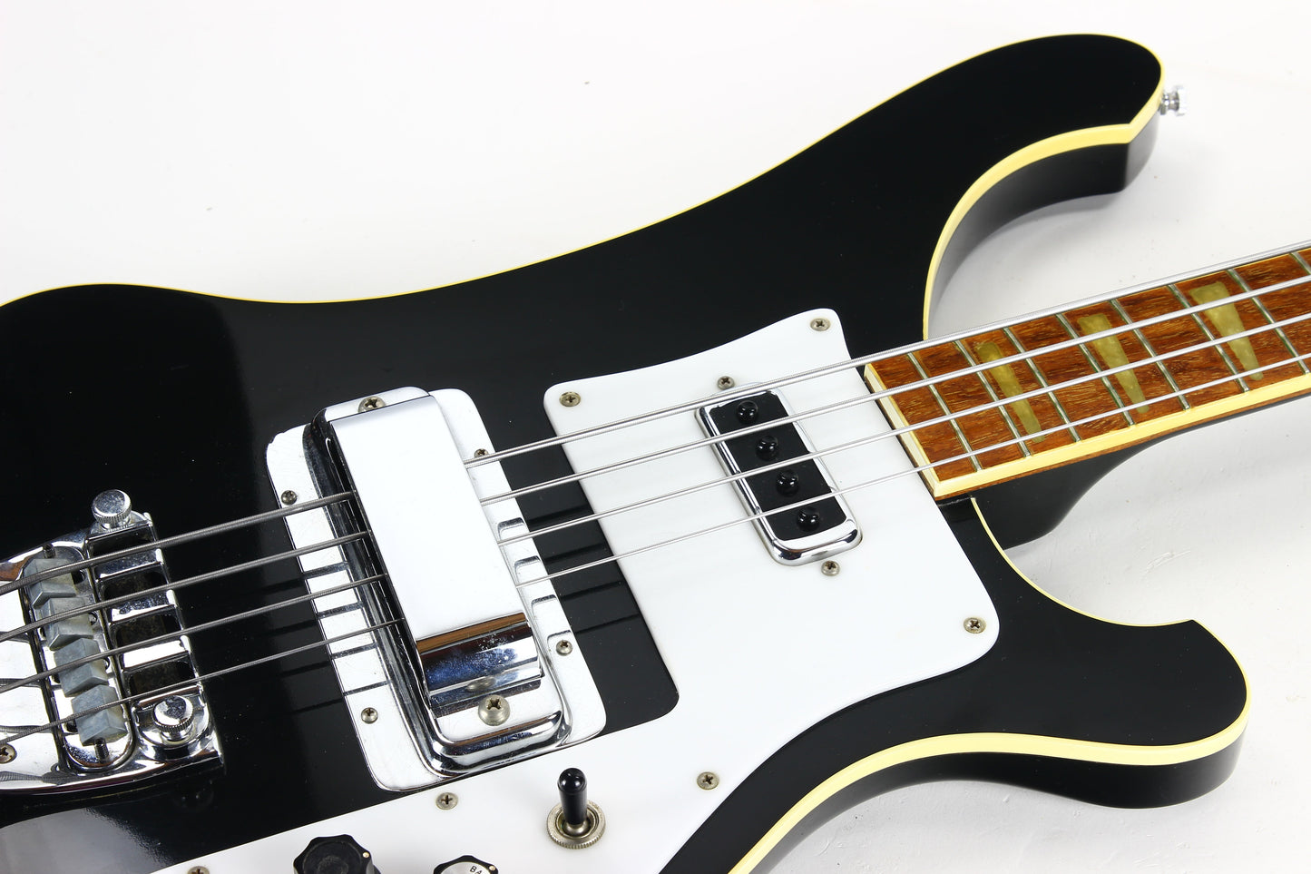 1981 Rickenbacker 4001 Bass Vintage Jetglo Black - 4003 4000 1980’s