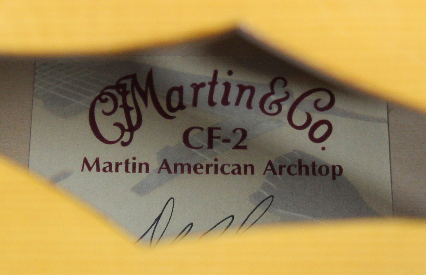 2004 Martin CF-2 American Archtop Dale Unger Jazz Electric Guitar -- RARE MODEL, dream legend type