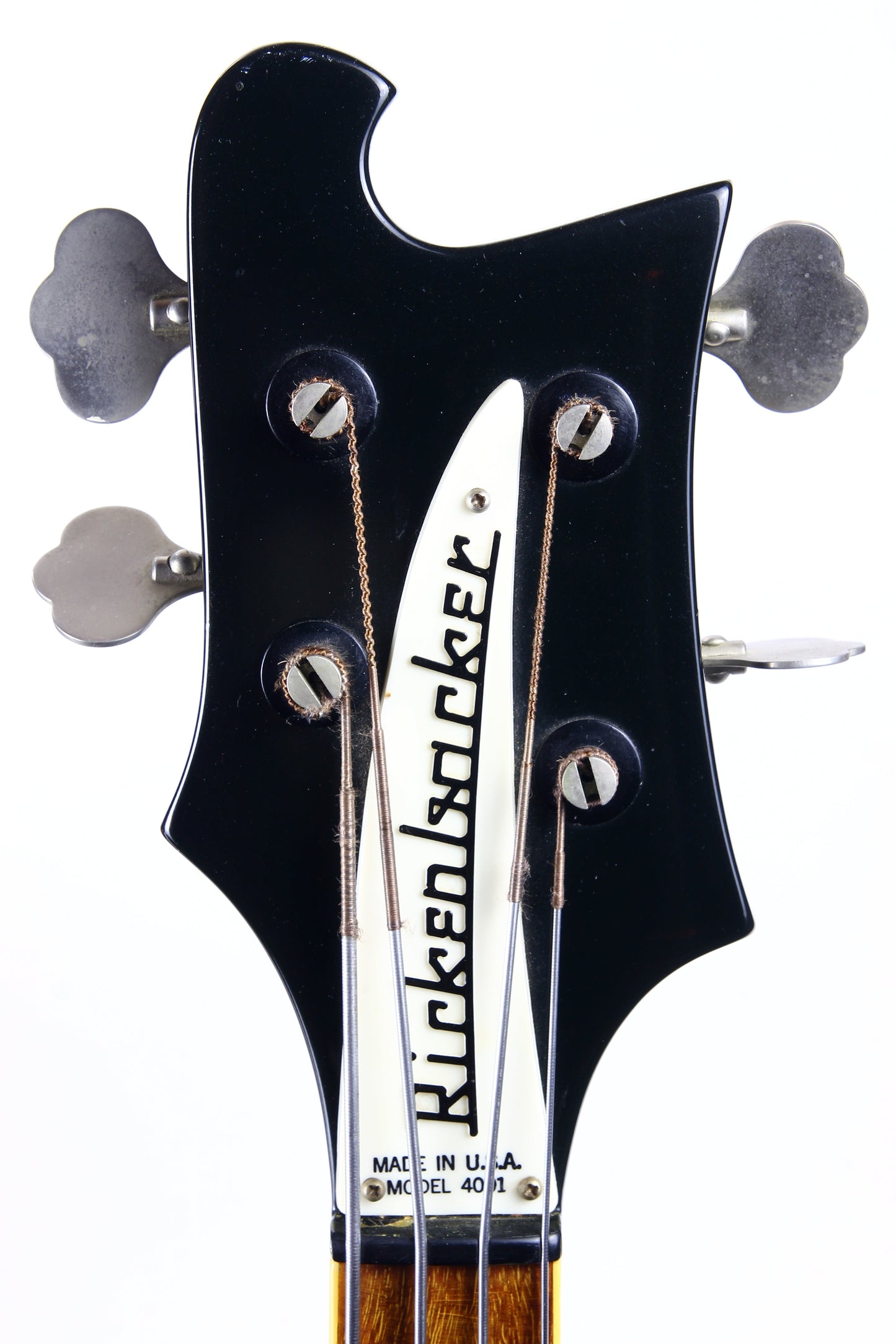 1981 Rickenbacker 4001 Bass Vintage Jetglo Black - 4003 4000 1980’s