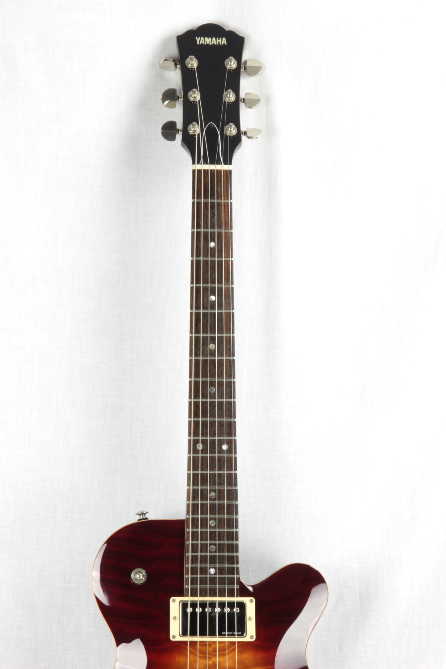 2005 Yamaha Made in Japan AES-920 Quilt Maple Top Seymour Duncan 59's MIJ Set-Neck
