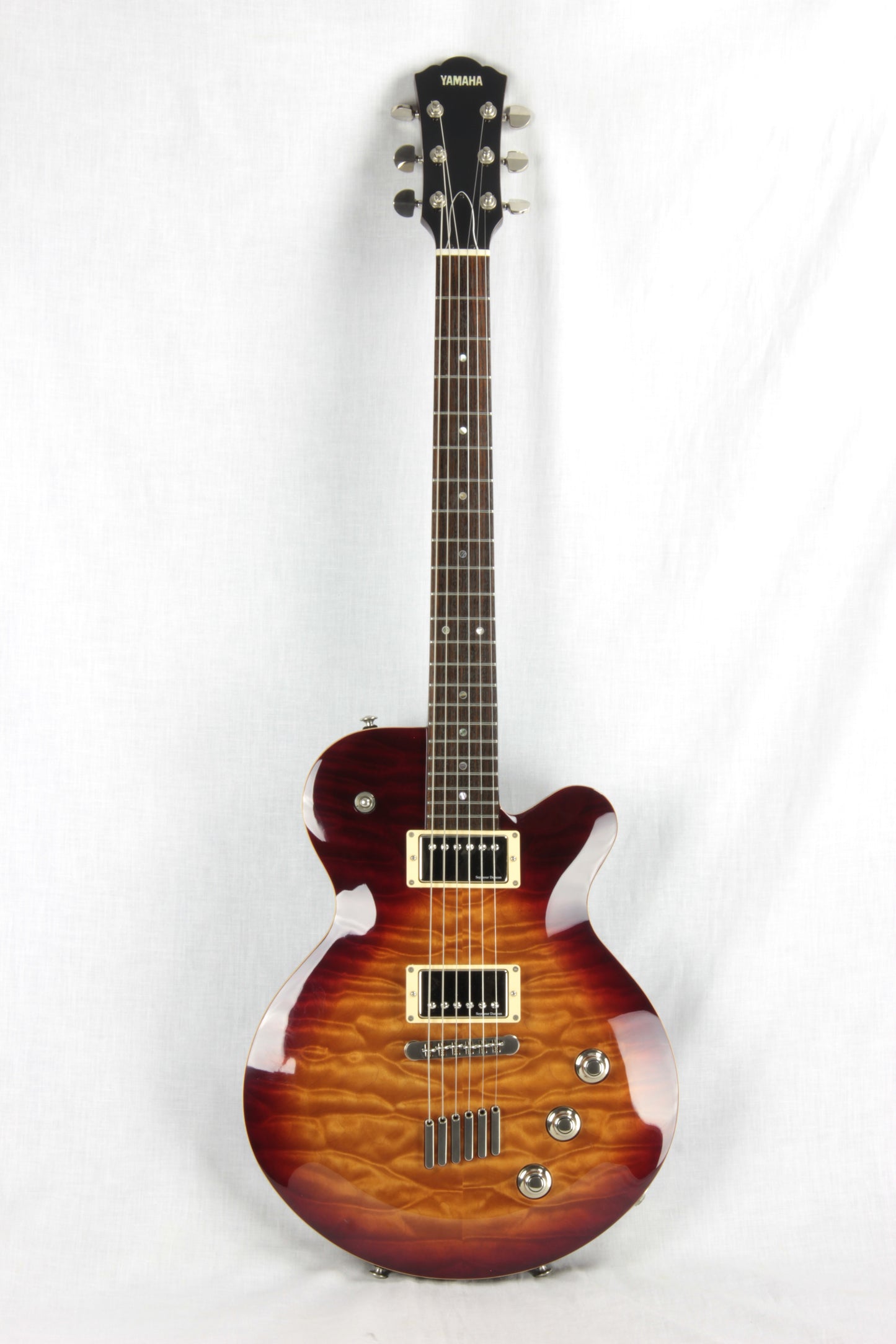 2005 Yamaha Made in Japan AES-920 Quilt Maple Top Seymour Duncan 59's MIJ Set-Neck