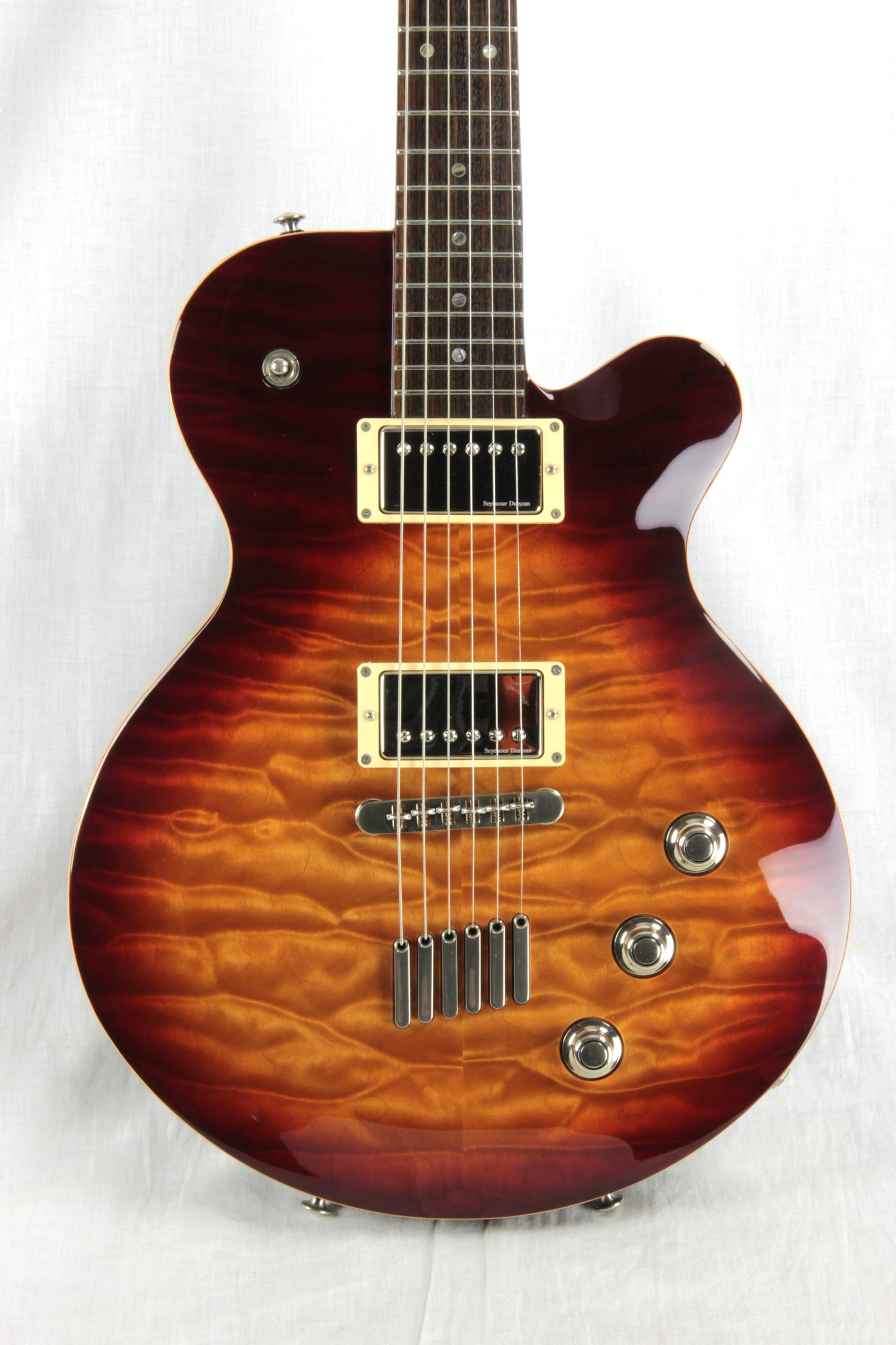 2005 Yamaha Made in Japan AES-920 Quilt Maple Top Seymour Duncan 59's MIJ Set-Neck