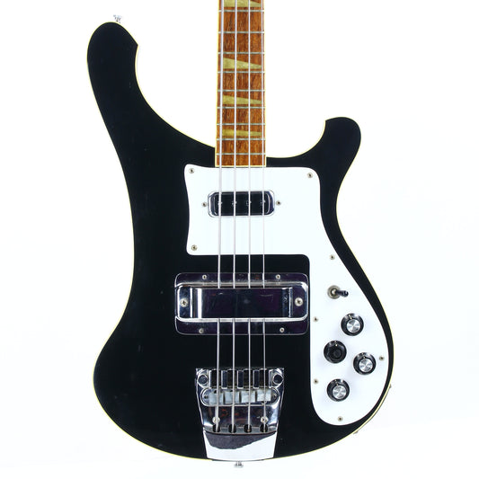 1981 Rickenbacker 4001 Bass Vintage Jetglo Black - 4003 4000 1980’s