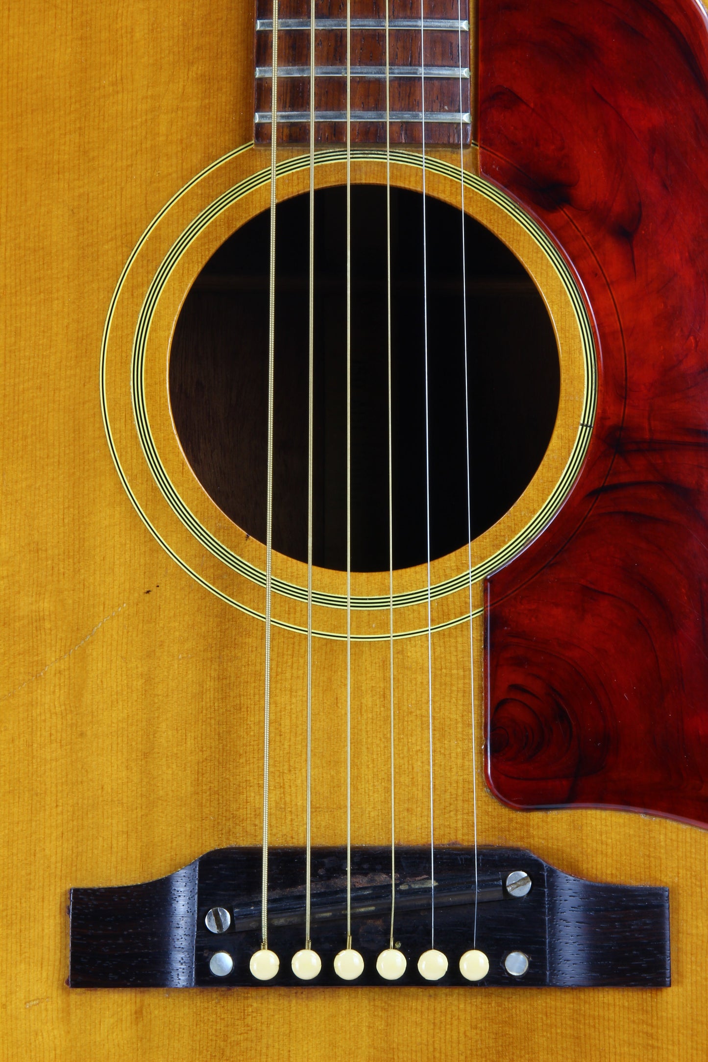 1964 Gibson J-50 Vintage Natural J-45 Flat Top Acoustic Guitar - 1960's Dreadnought WIDE NUT!