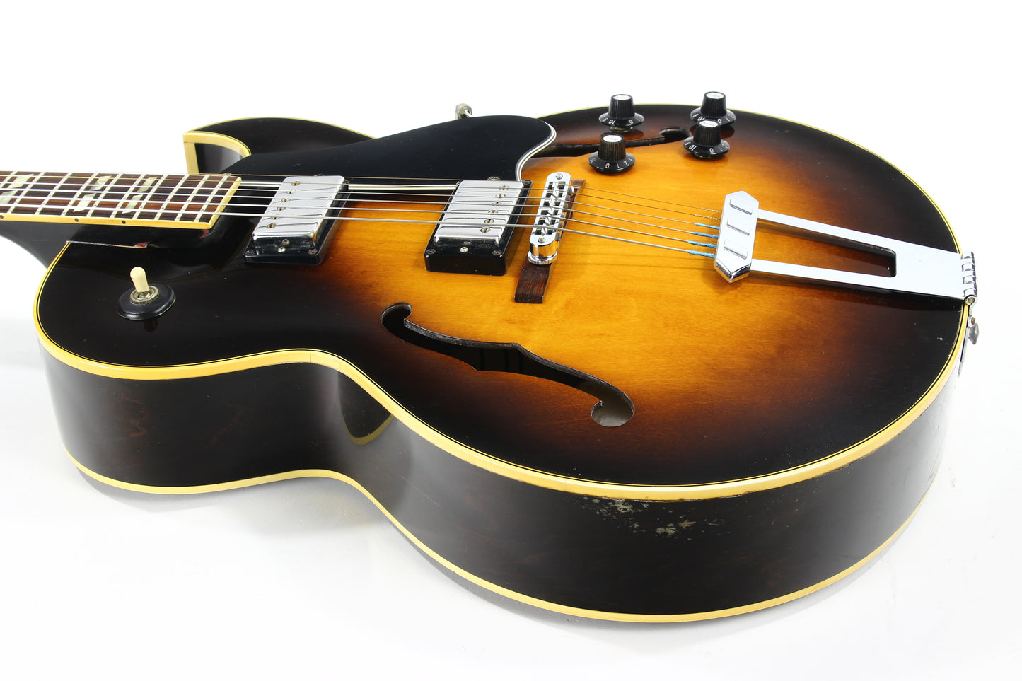1980 Gibson ES-175 D Sunburst Jazz Archtop Electric Guitar - Tobacco Sunburst, No Breaks, No Repairs!