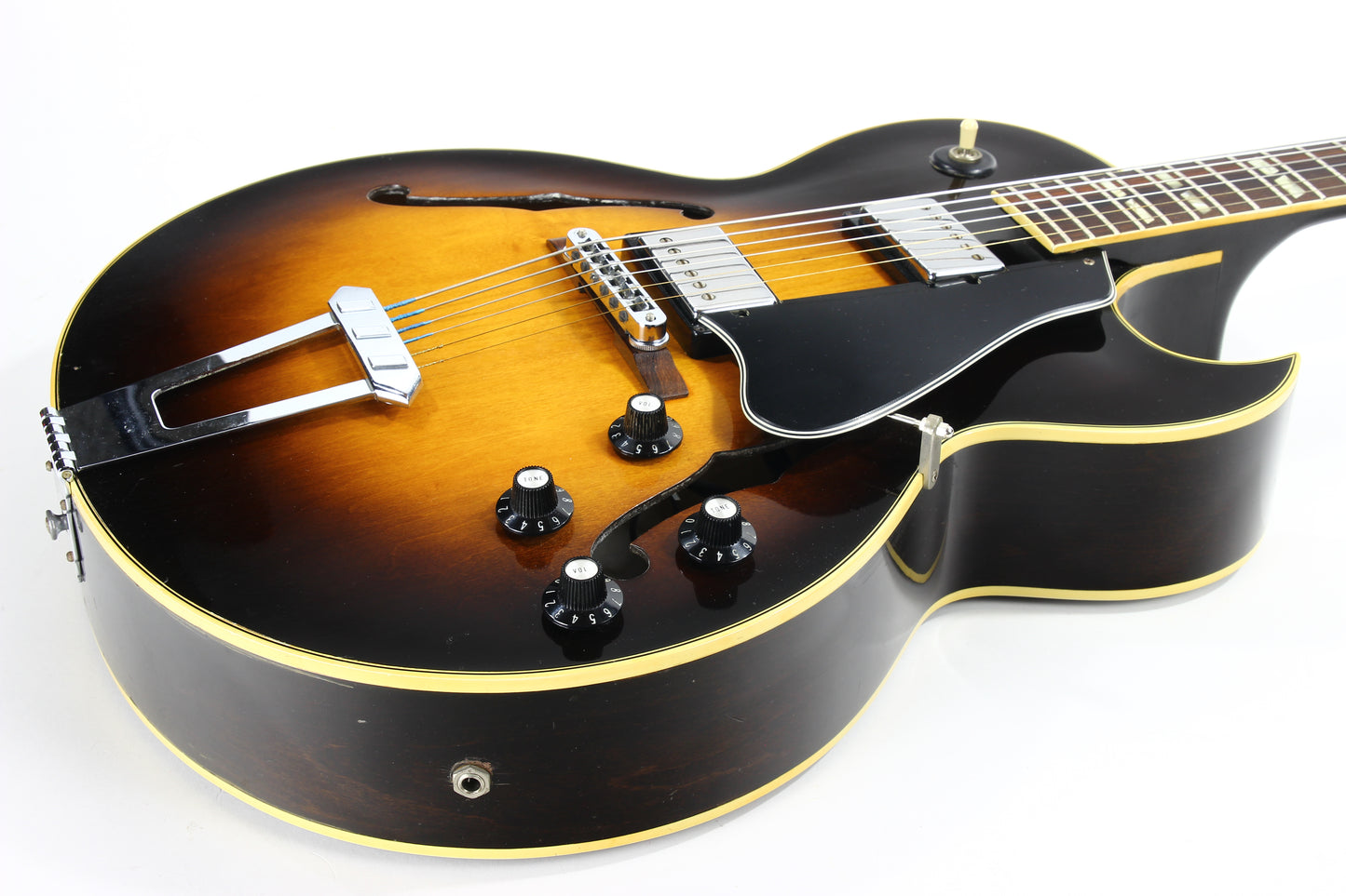 1980 Gibson ES-175 D Sunburst Jazz Archtop Electric Guitar - Tobacco Sunburst, No Breaks, No Repairs!