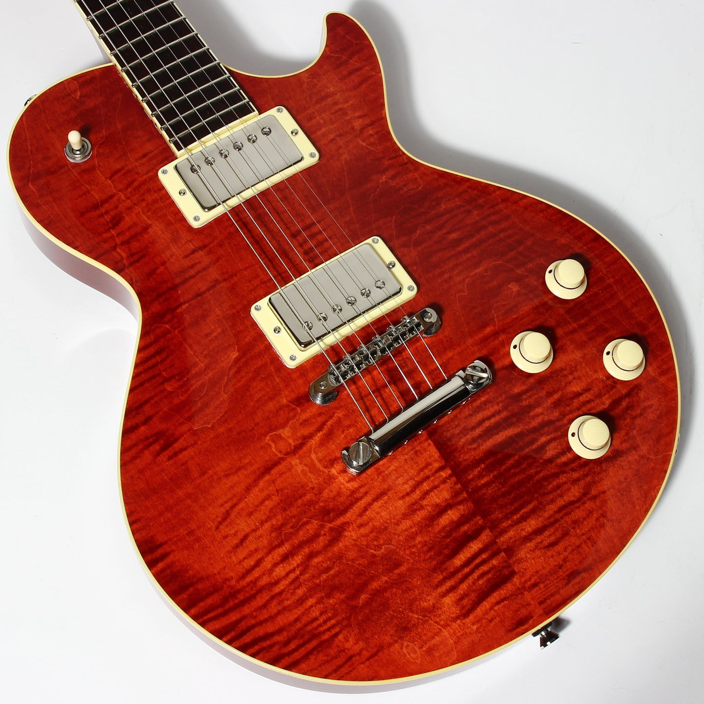 2013 Collings CL City Limits Deluxe Flametop -- Throbak Custom ER Humbuckers, Madagascar Rosewood! dlx