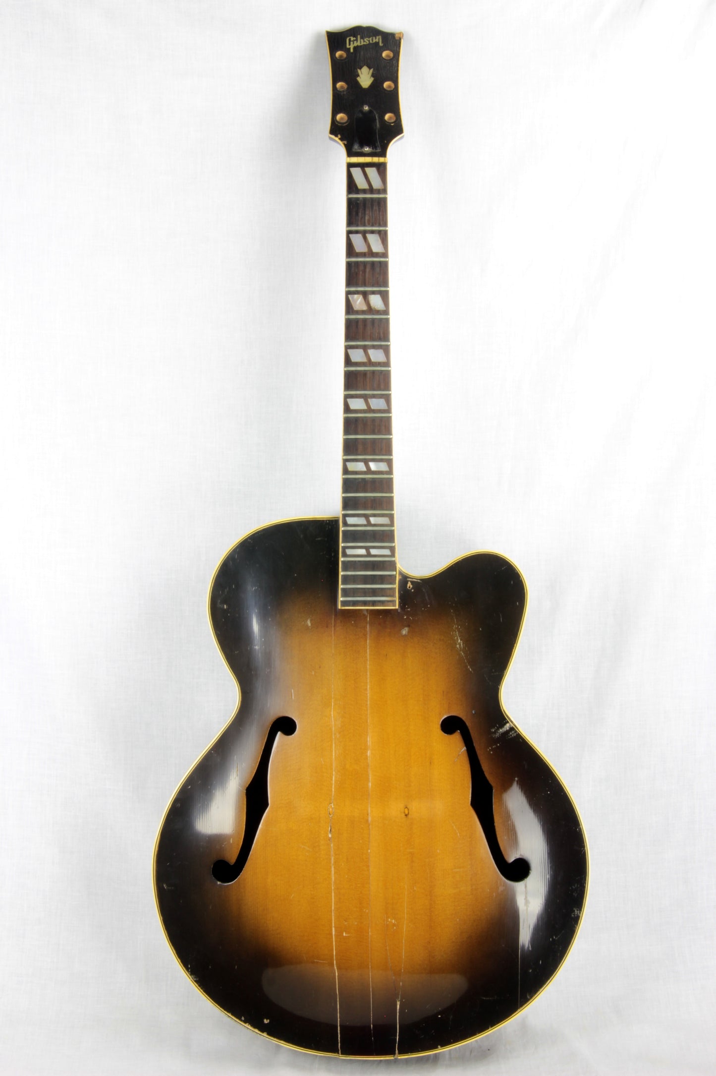 1949 Gibson L-7C Acoustic Archtop Guitar Project in Sunburst L7 Cutaway