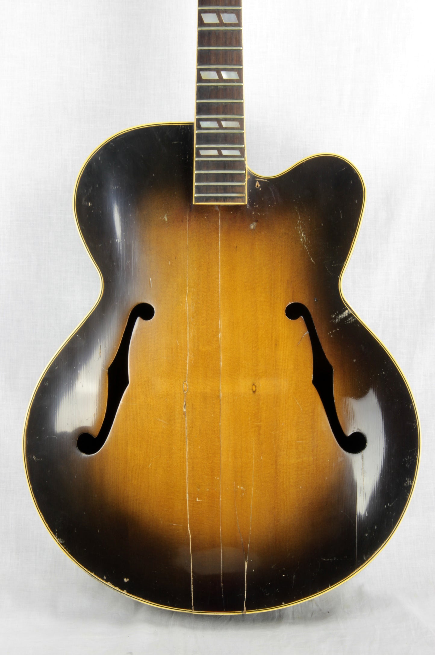 1949 Gibson L-7C Acoustic Archtop Guitar Project in Sunburst L7 Cutaway