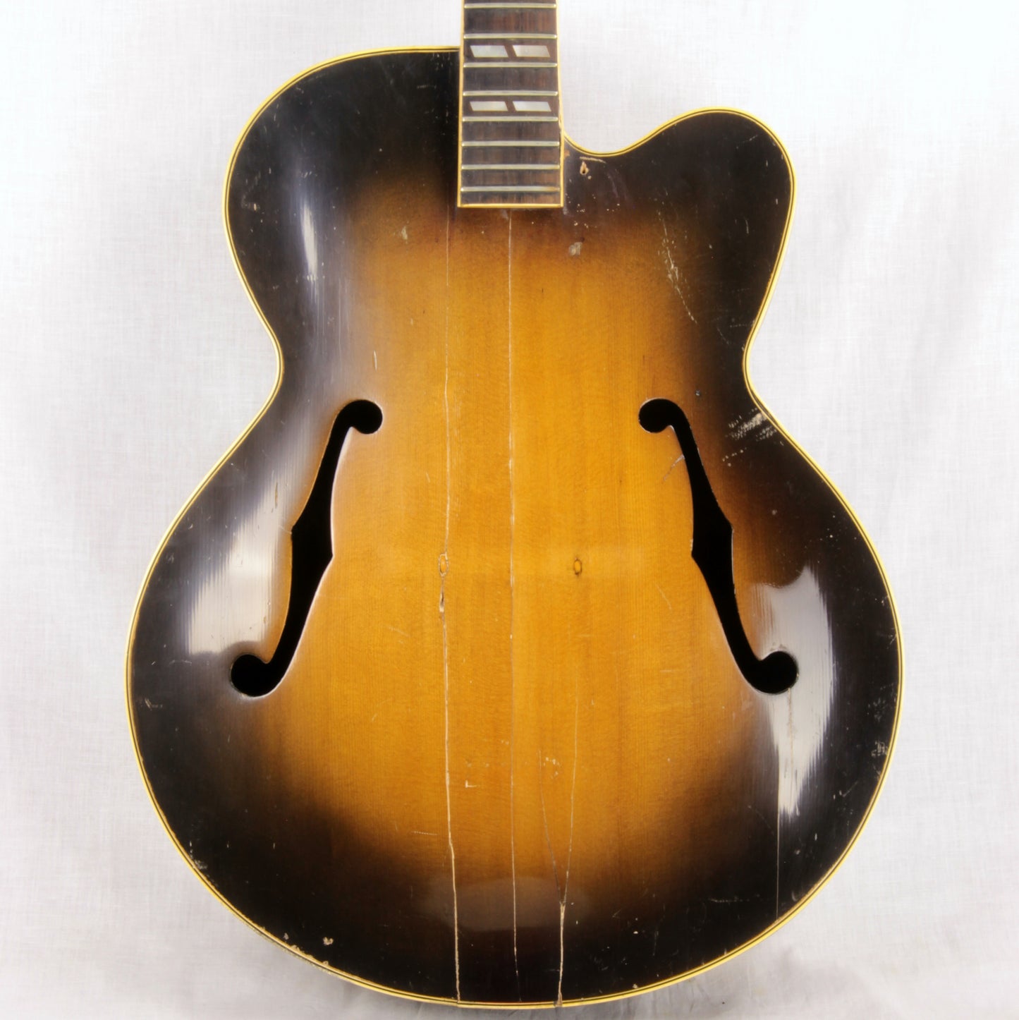 1949 Gibson L-7C Acoustic Archtop Guitar Project in Sunburst L7 Cutaway