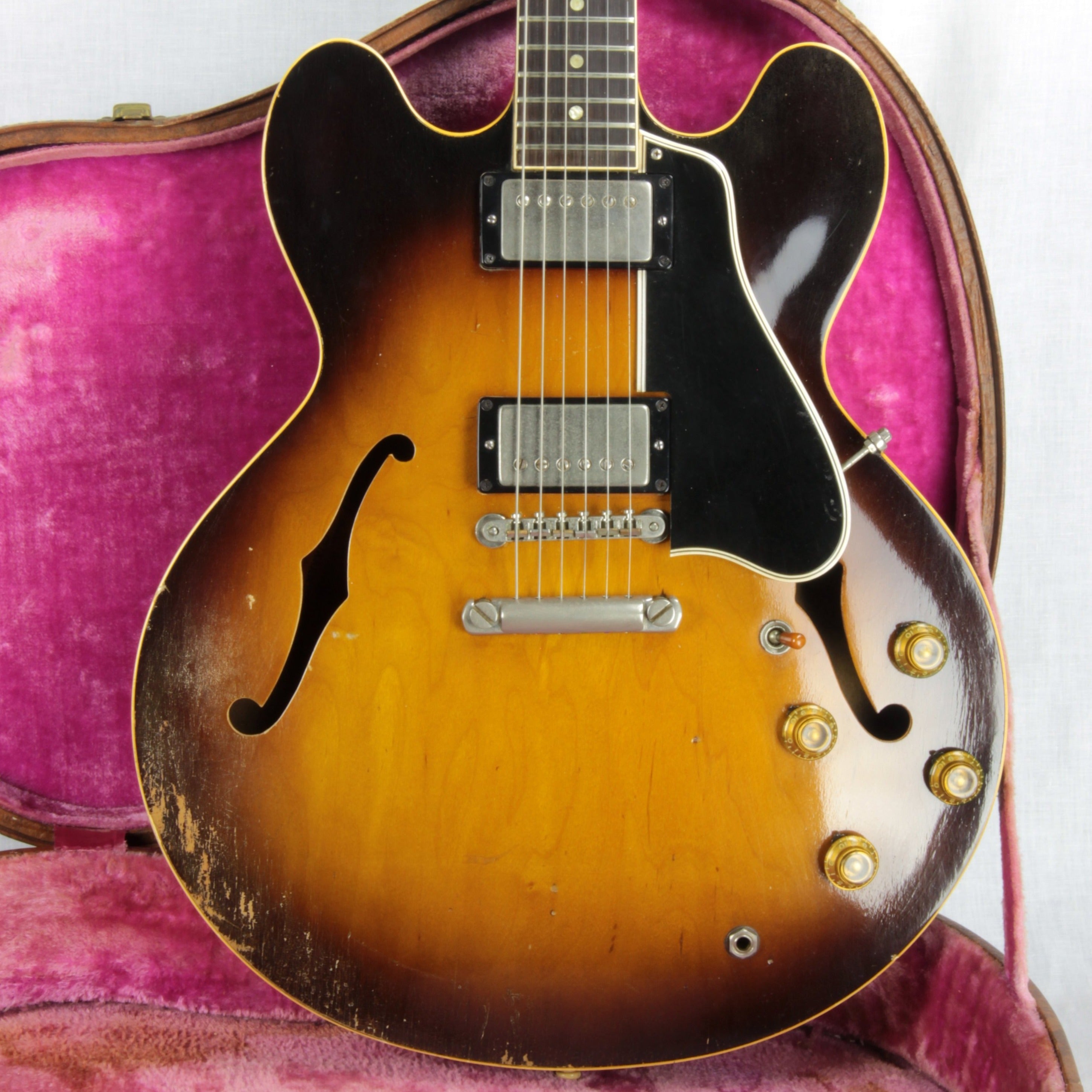 *SOLD*  1958 Gibson ES-335 w/ OHSC! 100% Original Stop Tail PAF's 1959 Specs Bound Neck