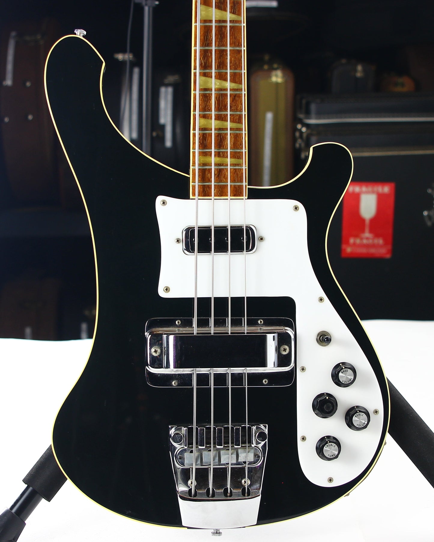 1981 Rickenbacker 4001 Bass Vintage Jetglo Black - 4003 4000 1980’s