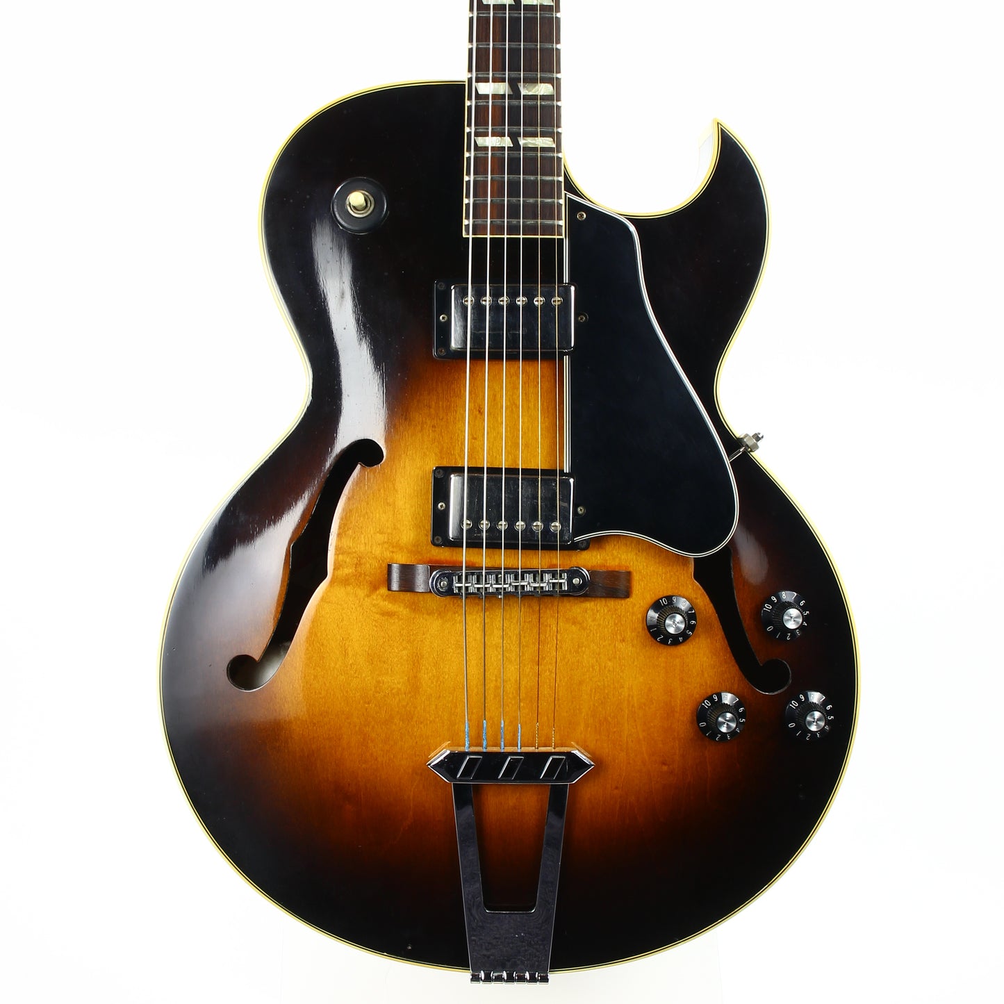 1980 Gibson ES-175 D Sunburst Jazz Archtop Electric Guitar - Tobacco Sunburst, No Breaks, No Repairs!