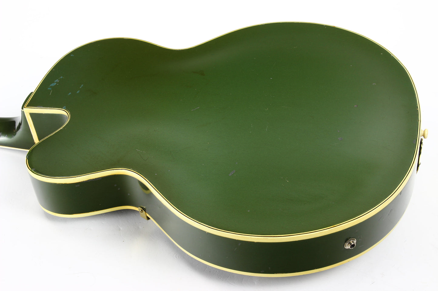 1957 Gretsch 6196 Country Club CADILLAC GREEN - Dearmond Pickups, white falcon size hollowbody guitar