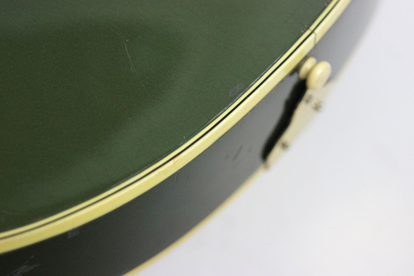 1957 Gretsch 6196 Country Club CADILLAC GREEN - Dearmond Pickups, white falcon size hollowbody guitar