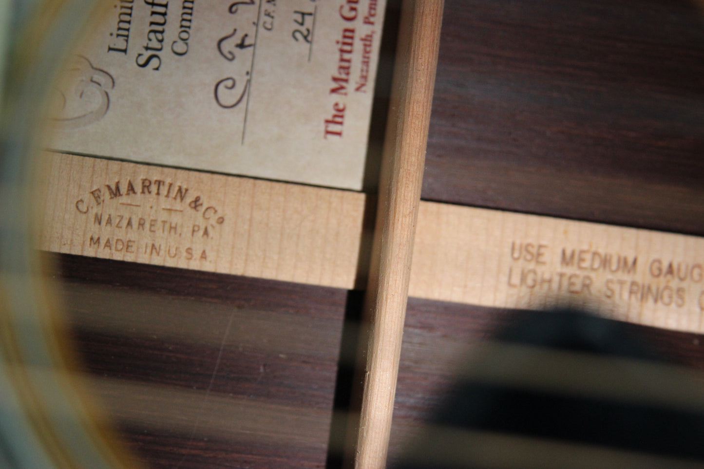 1997 Martin 00-45 Stauffer Brazilian Rosewood Commemorative - VERY RARE, Limited Edition, Coffin Case