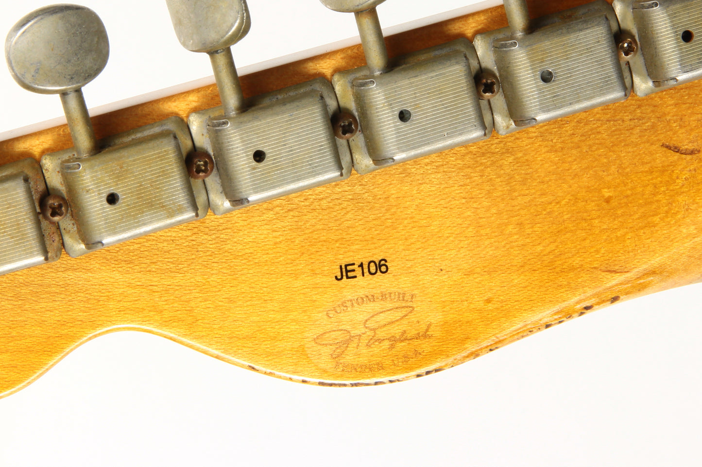2006 Fender Custom Shop JOHN ENGLISH Masterbuilt JEFF BECK 1954 Esquire Relic Telecaster Blackguard