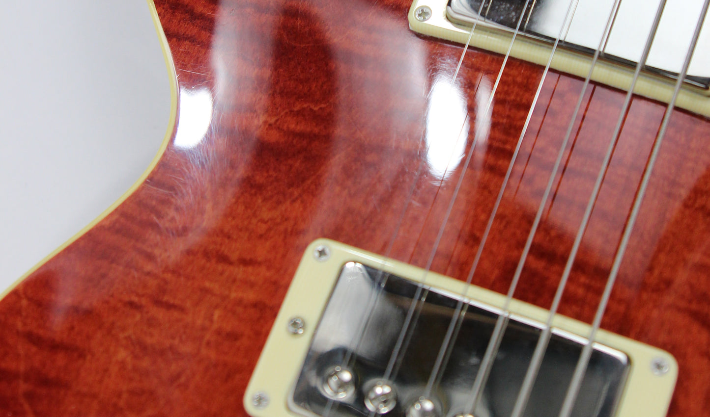 2013 Collings CL City Limits Deluxe Flametop -- Throbak Custom ER Humbuckers, Madagascar Rosewood! dlx
