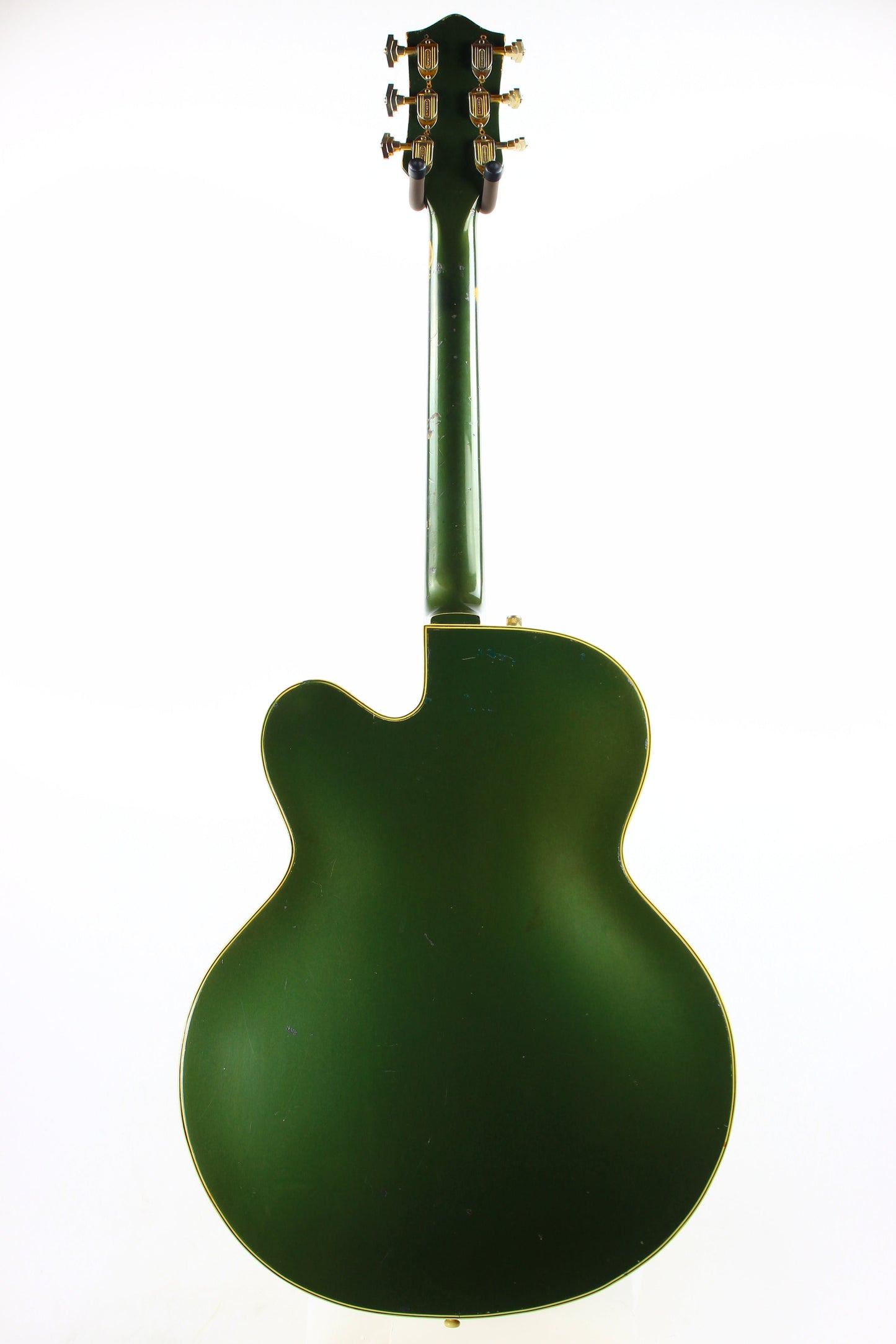 1957 Gretsch 6196 Country Club CADILLAC GREEN - Dearmond Pickups, white falcon size hollowbody guitar