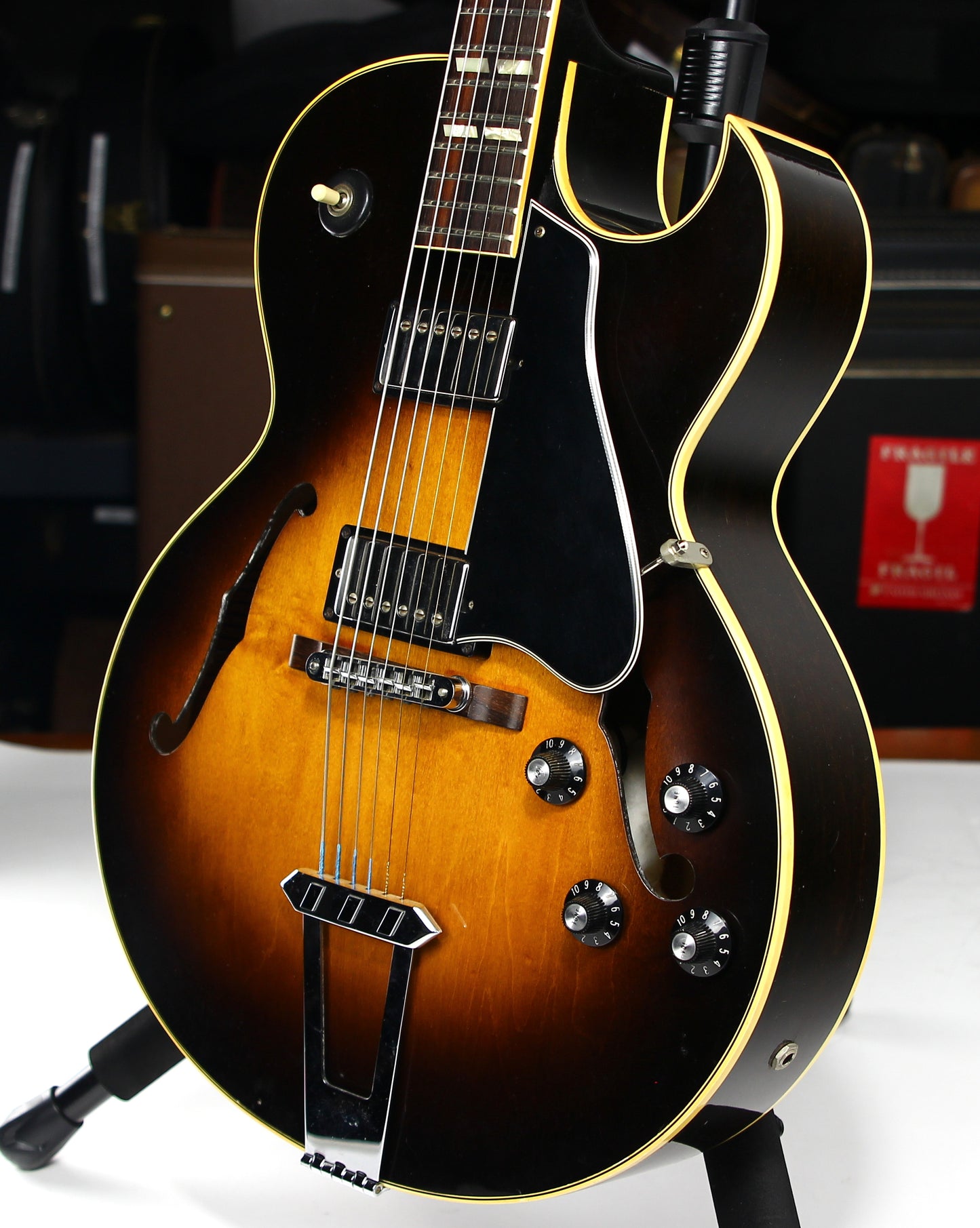1980 Gibson ES-175 D Sunburst Jazz Archtop Electric Guitar - Tobacco Sunburst, No Breaks, No Repairs!