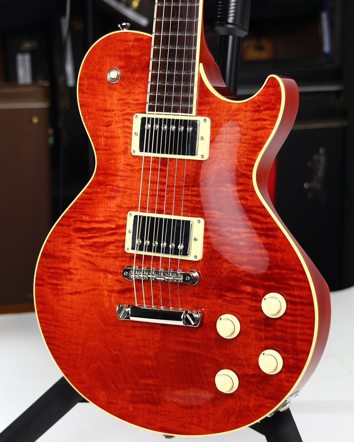2013 Collings CL City Limits Deluxe Flametop -- Throbak Custom ER Humbuckers, Madagascar Rosewood! dlx