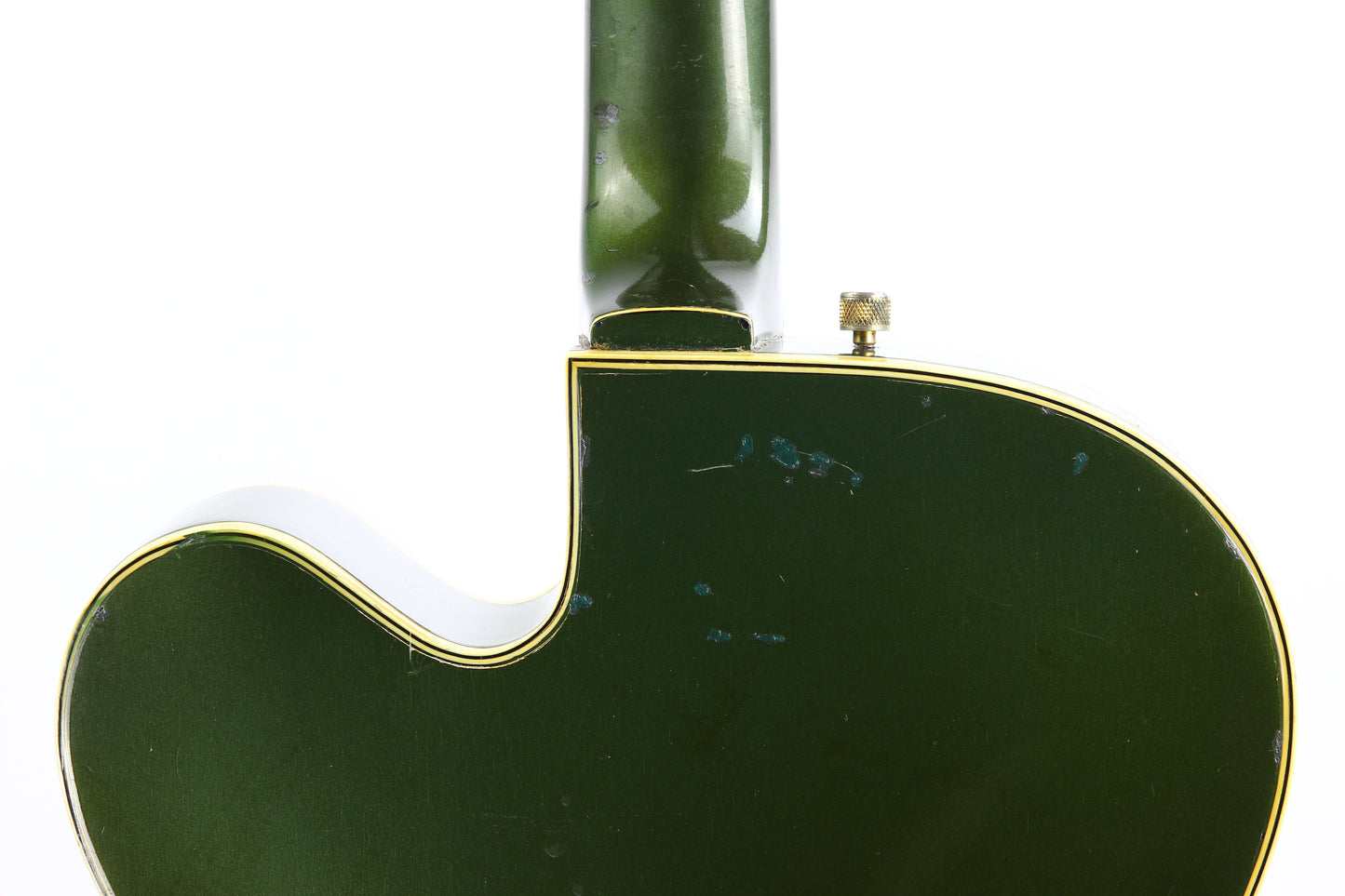 1957 Gretsch 6196 Country Club CADILLAC GREEN - Dearmond Pickups, white falcon size hollowbody guitar