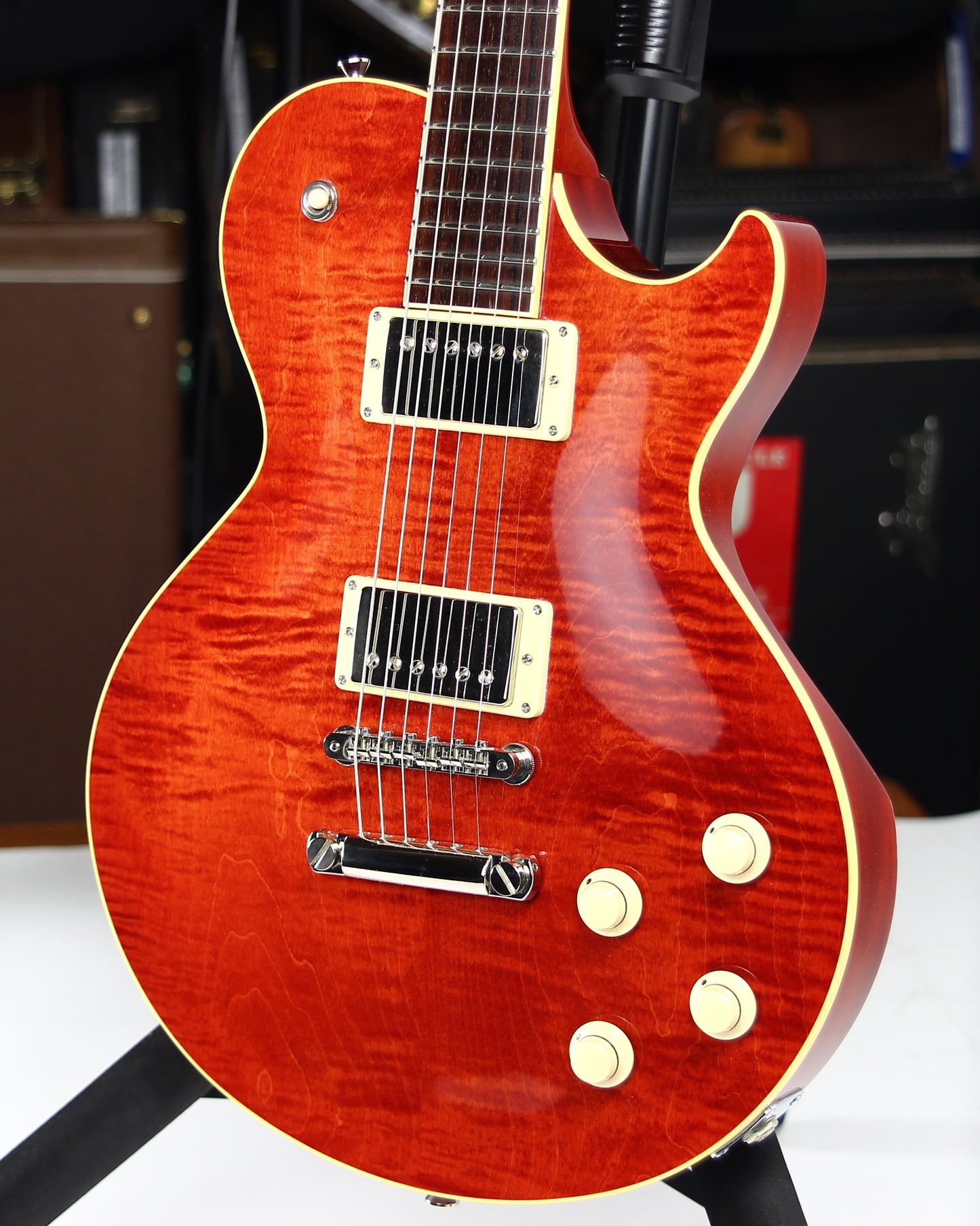 2013 Collings CL City Limits Deluxe Flametop -- Throbak Custom ER Humbuckers, Madagascar Rosewood! dlx