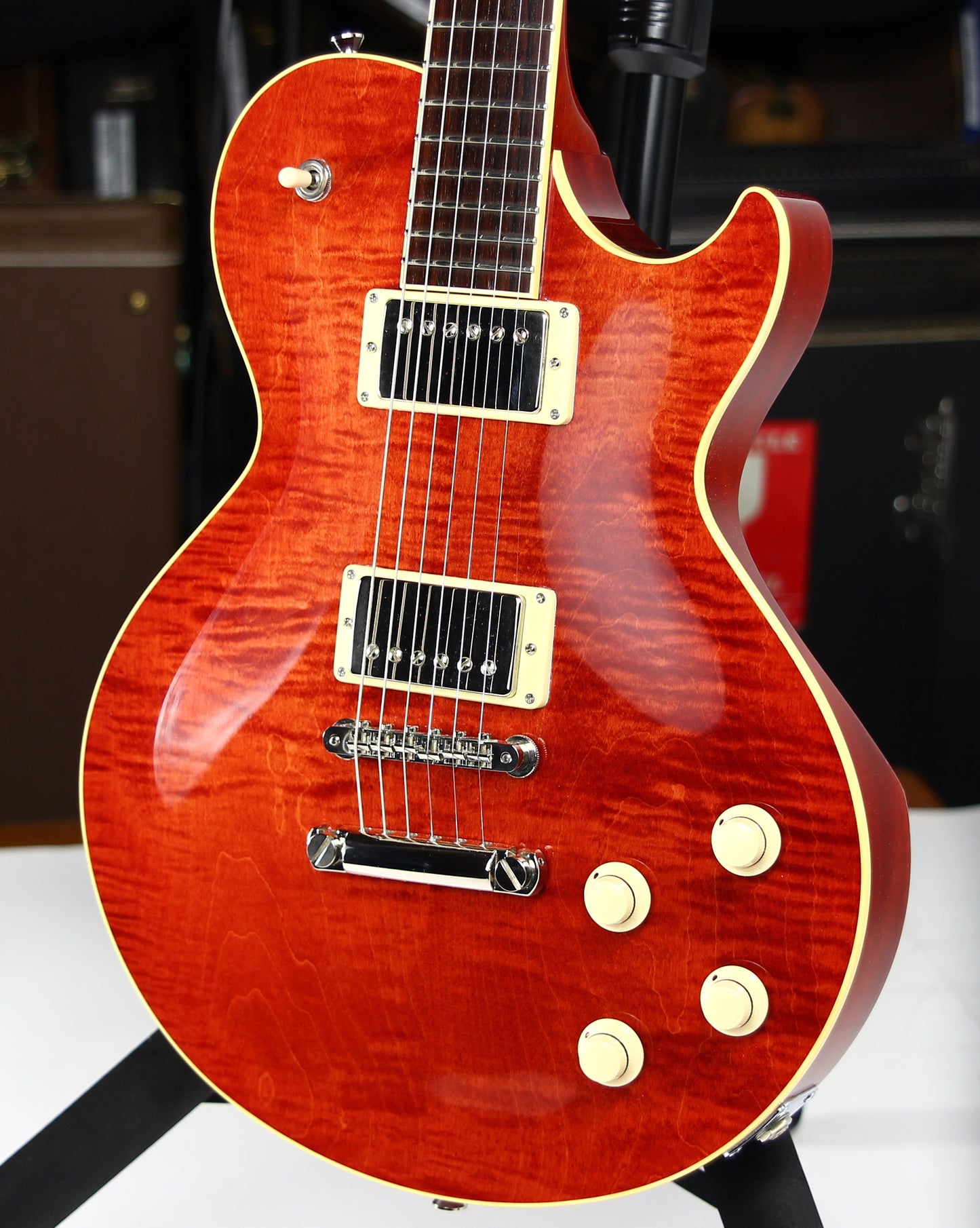 2013 Collings CL City Limits Deluxe Flametop -- Throbak Custom ER Humbuckers, Madagascar Rosewood! dlx