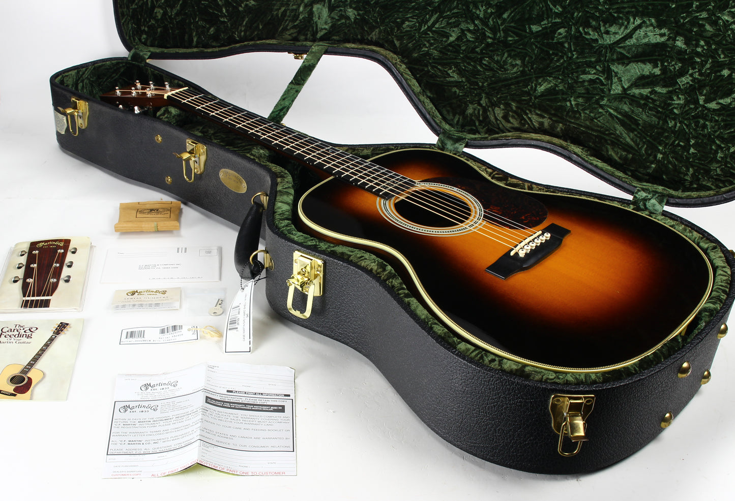 2003 Martin 000-28ECB Brazilian Rosewood Eric Clapton - Sunburst Limited Edition - Signed Label!