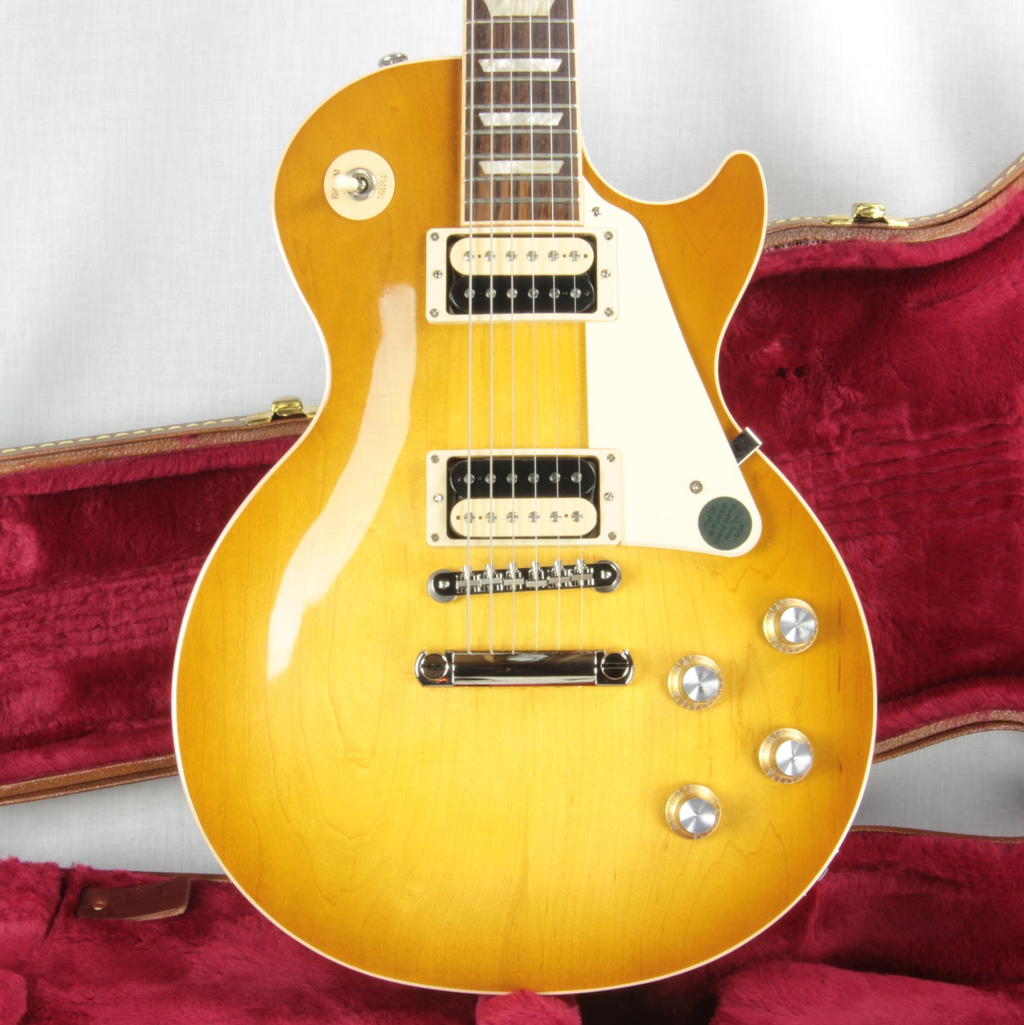 2019 Gibson Les Paul Classic Honeyburst 60's Neck w Zebra Pickups! w OHSC!