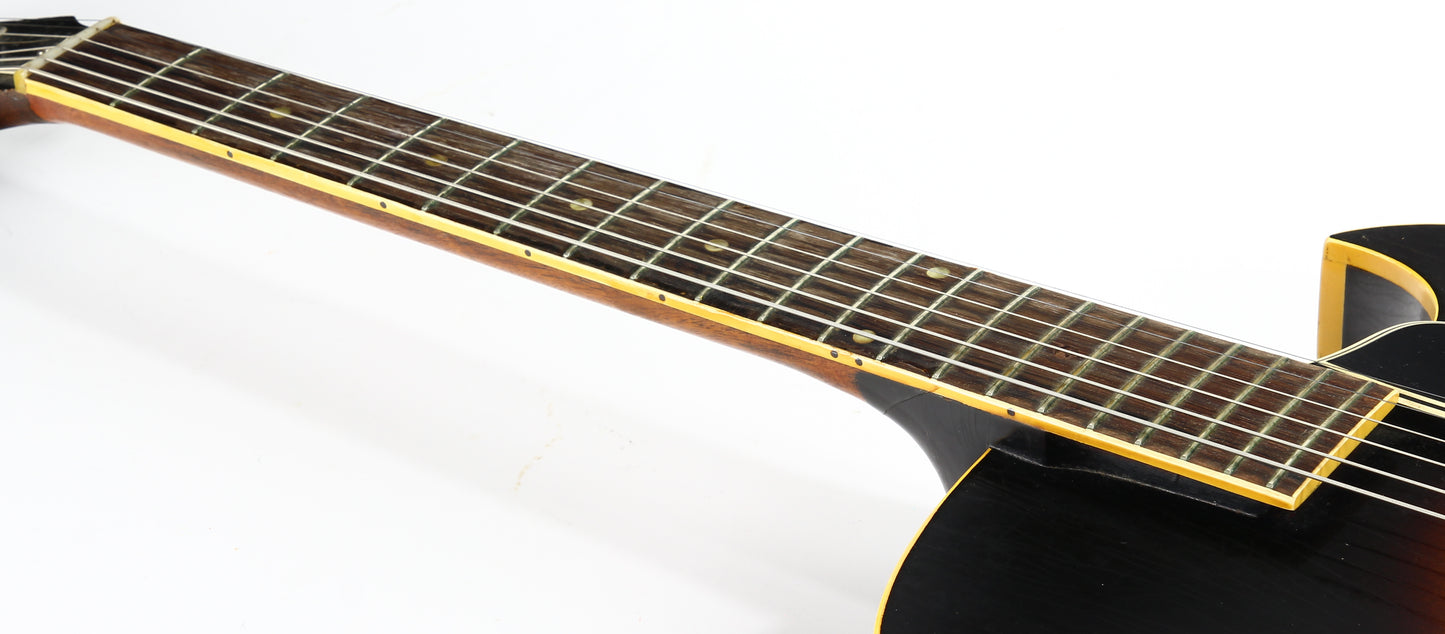1957 Gibson ES-225T Vintage Thinline Electric Guitar - Sunburst, P-90, 1950’s, NO BREAKS!