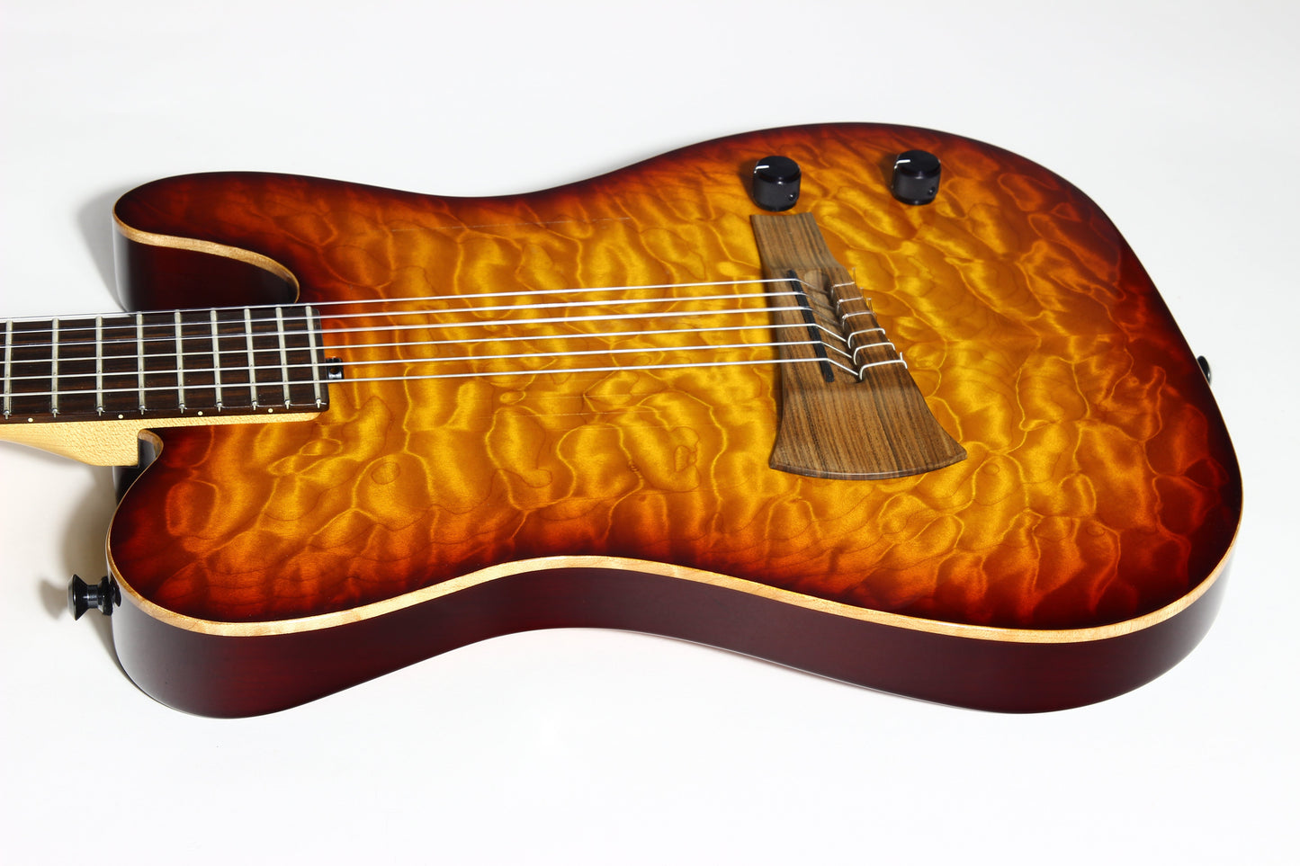 Sadowsky Electric Nylon BRAZILIAN ROSEWOOD Acoustic Classical Guitar! Amazing Quilt Top!