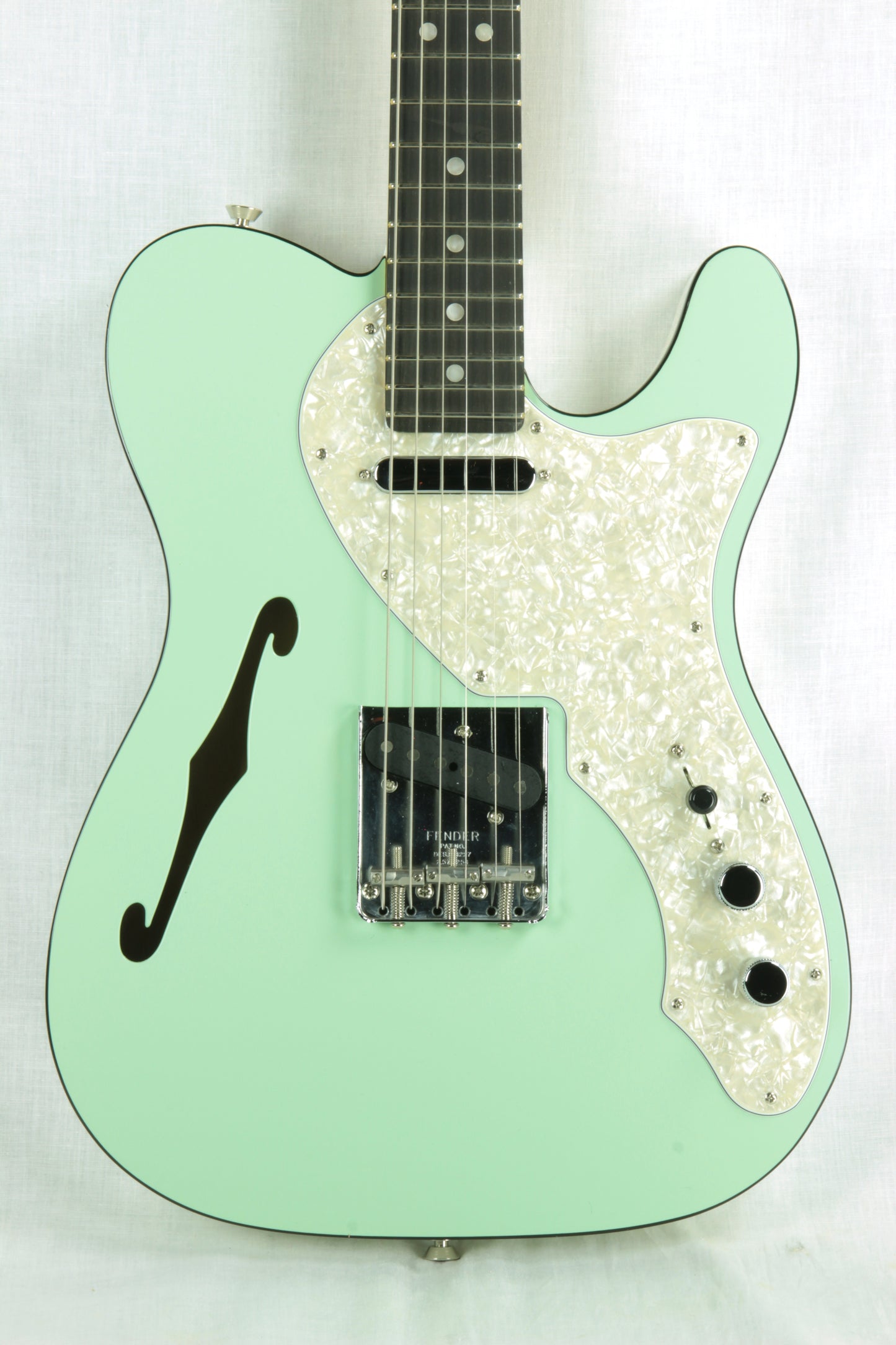 2019 Fender LIMITED EDITION American Telecaster Thinline USA Two-Tone Tele Seafoam Green Custom Shop Nocaster Pups!