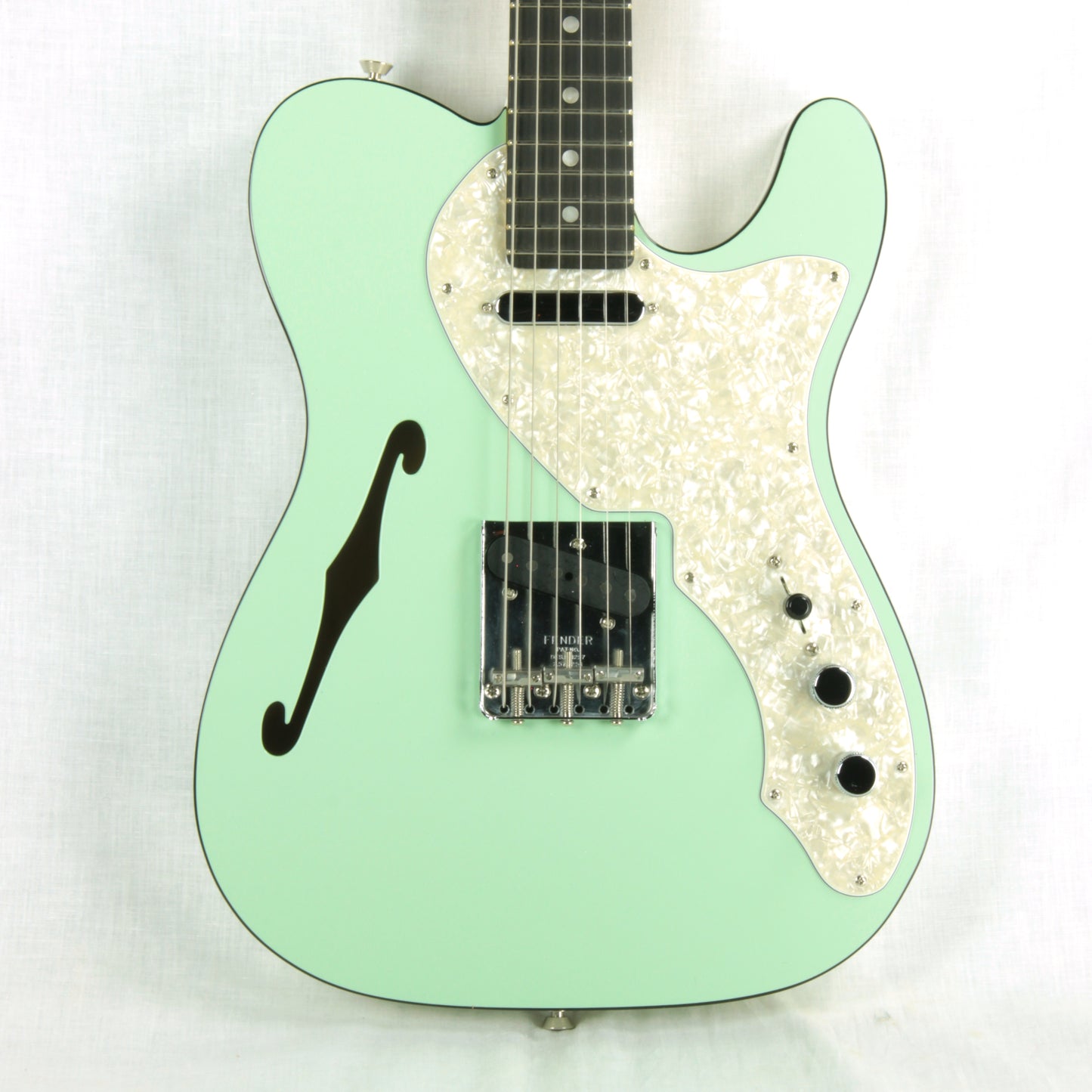 2019 Fender LIMITED EDITION American Telecaster Thinline USA Two-Tone Tele Seafoam Green Custom Shop Nocaster Pups!