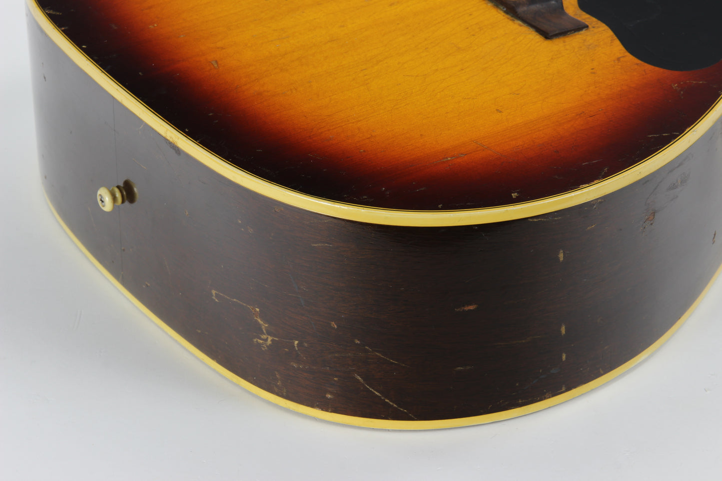 1966 Gibson J-45 Vintage Flattop Acoustic Dreadnought Guitar PROJECT in Dark Sunburst