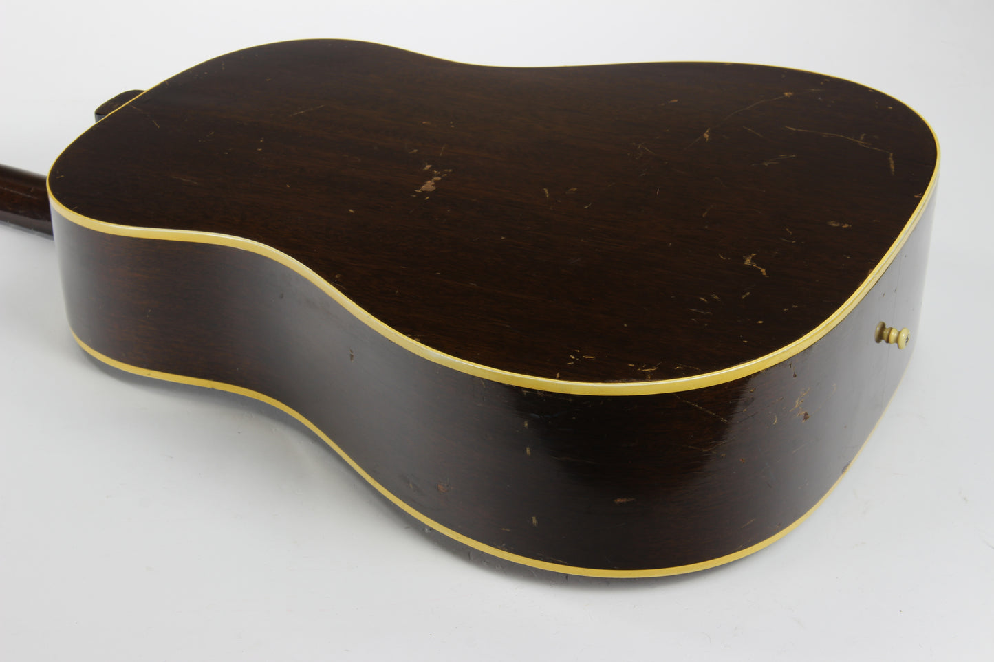 1966 Gibson J-45 Vintage Flattop Acoustic Dreadnought Guitar PROJECT in Dark Sunburst