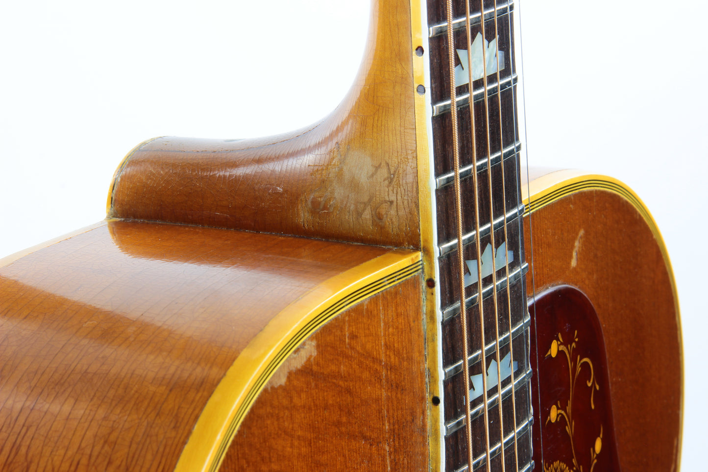 1964 Gibson J-200 Natural Vintage Jumbo Acoustic Guitar - Plays Great!