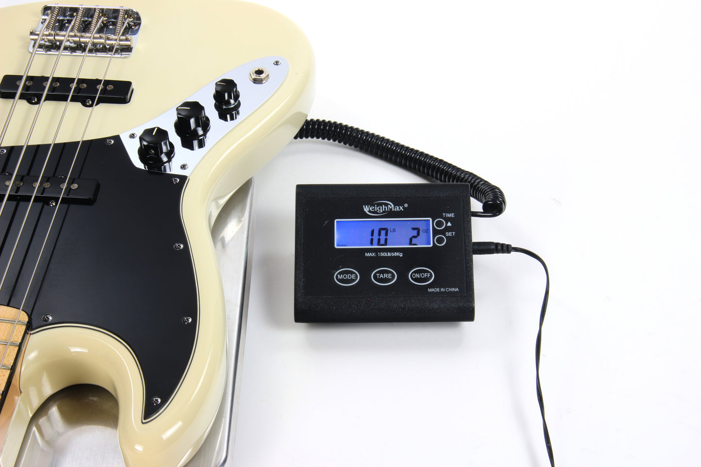 2011 Fender Custom Shop Masterbuilt 75 Jazz Bass Left-Handed - Maple, Black Blocks 1970's