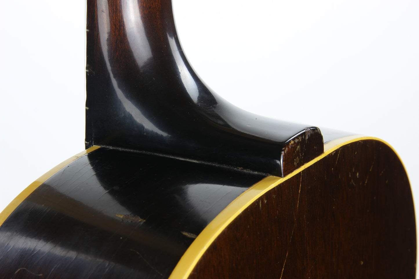 1966 Gibson J-45 Vintage Flattop Acoustic Dreadnought Guitar PROJECT in Dark Sunburst