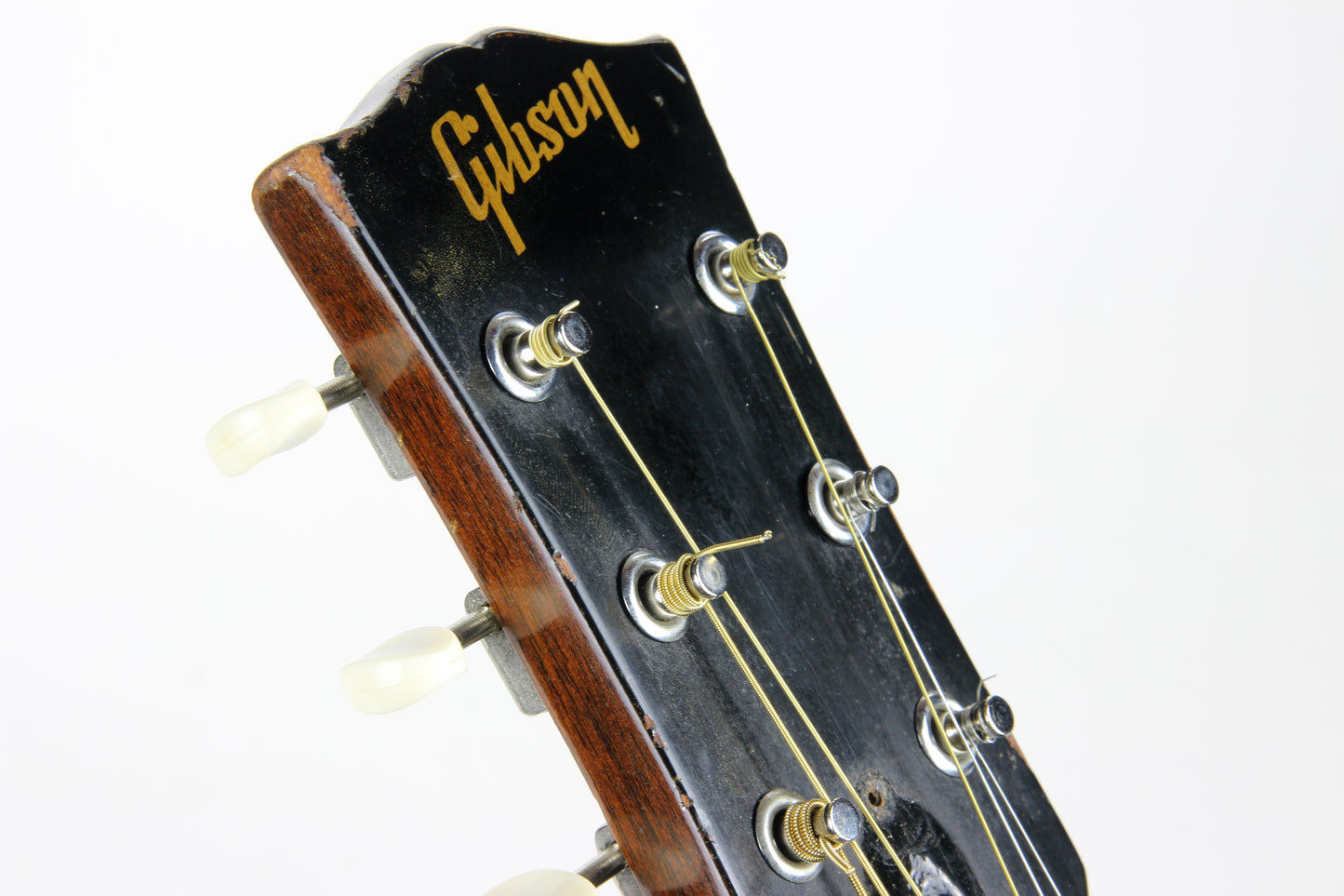 1966 Gibson J-45 Vintage Flattop Acoustic Dreadnought Guitar PROJECT in Dark Sunburst