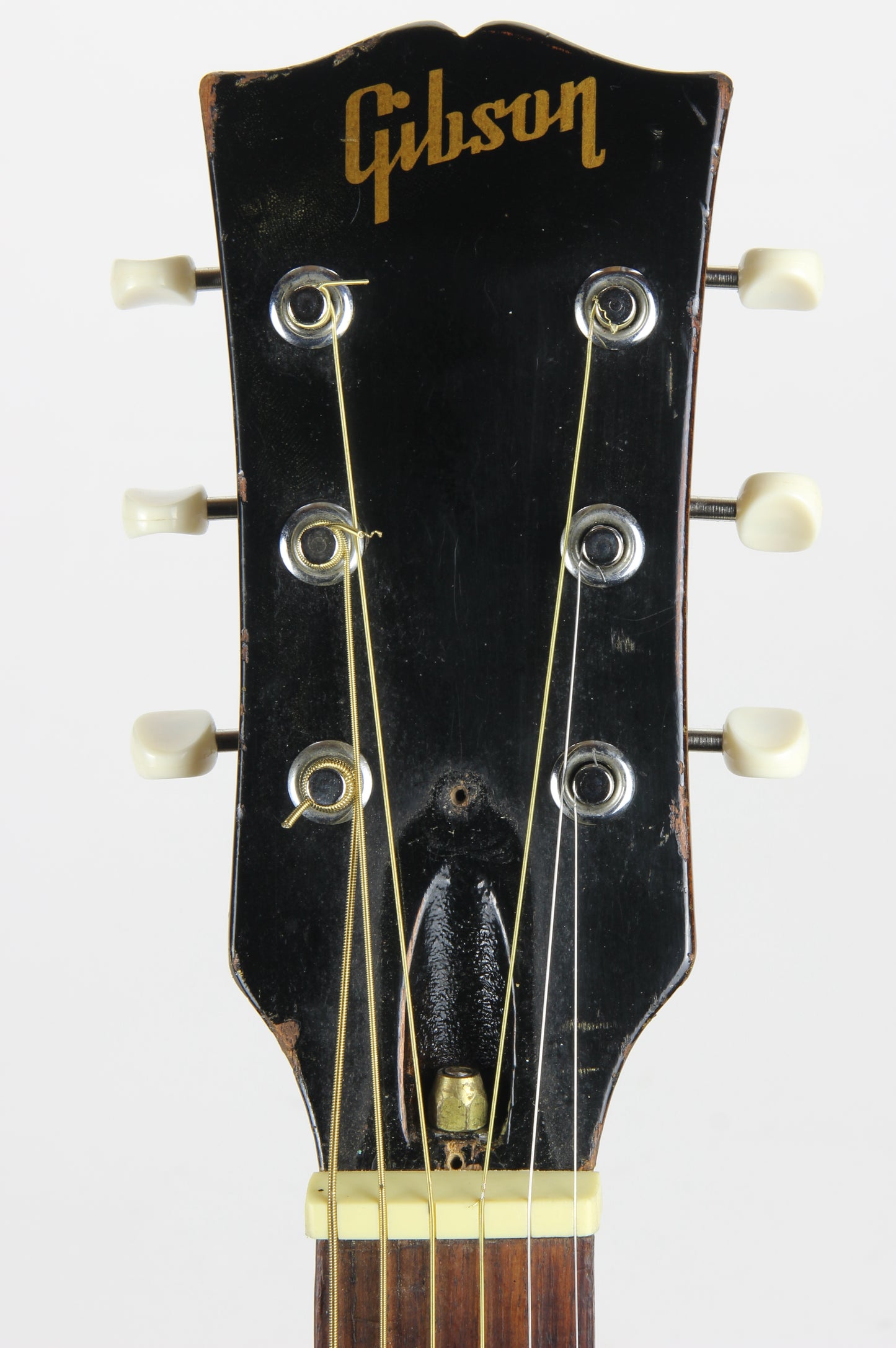 1966 Gibson J-45 Vintage Flattop Acoustic Dreadnought Guitar PROJECT in Dark Sunburst