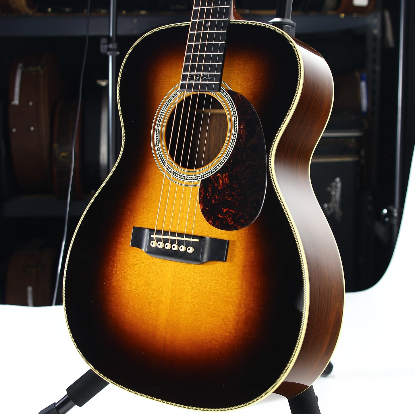 2003 Martin 000-28ECB Brazilian Rosewood Eric Clapton - Sunburst Limited Edition - Signed Label!
